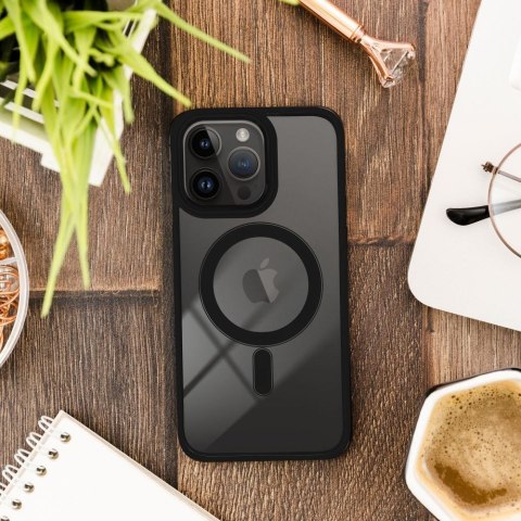 Futerał do iPhone 12 / 12 PRO Color Edge Mag Cover zgodny z MagSafe czarny