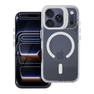 Futerał do iPhone 16 PRO MAX Lens Mag Cover zgodny z MagSafe biały
