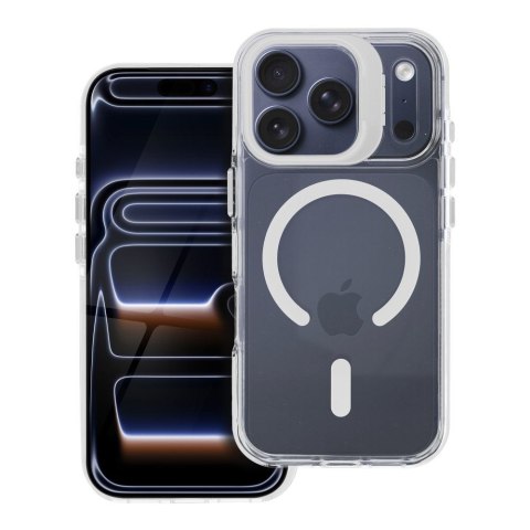 Futerał do iPhone 16 PRO MAX Lens Mag Cover zgodny z MagSafe biały