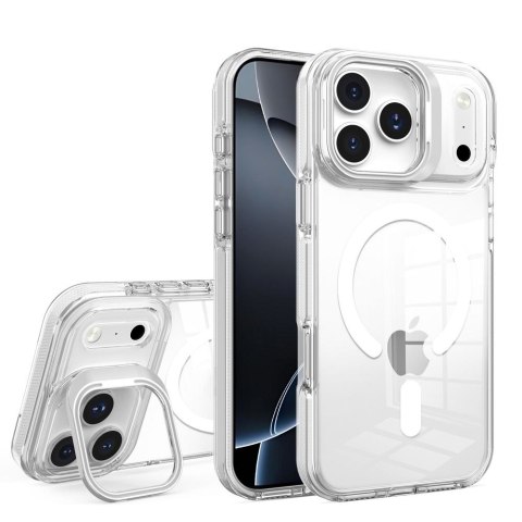 Futerał do iPhone 16 PRO MAX Lens Mag Cover zgodny z MagSafe biały