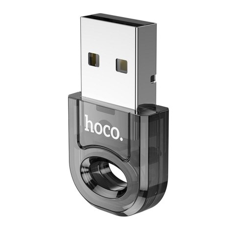 Adapter USB A bluetooth Hoco UA28 transparentny czarny