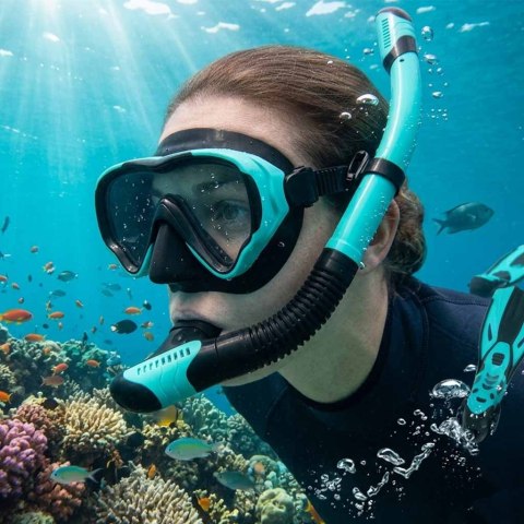 Maska do nurkowania okulary, z rurką Renew Force