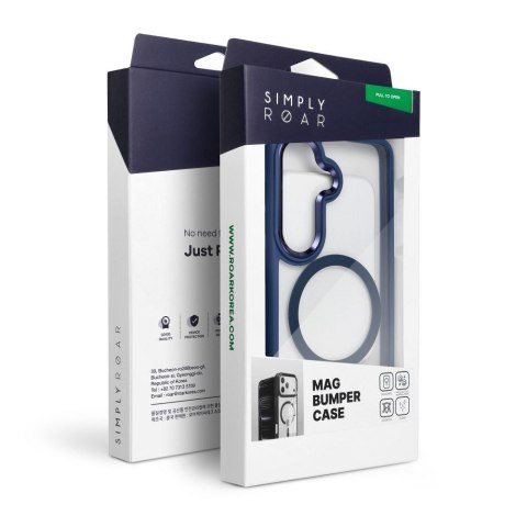 ROAR futerał MAG BUMPER kompatybilny z MagSafe do SAMSUNG S26 niebieski