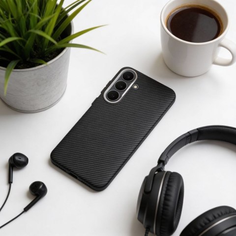 Futerał do Samsung A37 Kevlar zgodny z MagSafe czarny