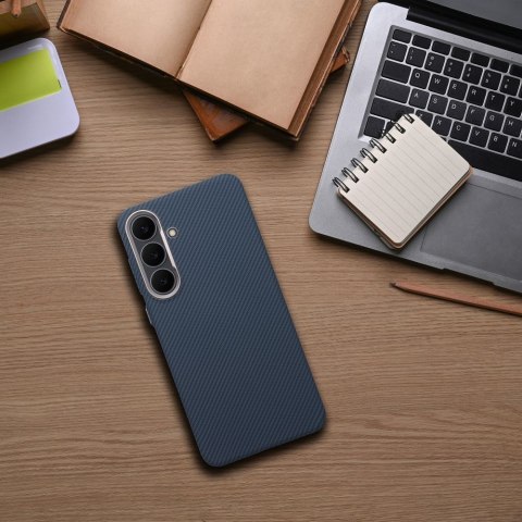 Futerał do Samsung A57 Kevlar zgodny z MagSafe niebieski