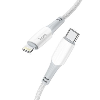 Kabel USB C do Lightning Hoco PD 3A 20W 1 m X70 biały