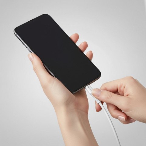 Kabel USB C do USB C Forcell F-Energy QC4.0 PD 3A 60W Silicone 1 m C344 biały