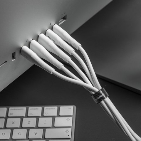 Kabel USB C do USB C Forcell F-Energy QC4.0 PD 3A 60W Silicone 1 m C344 biały