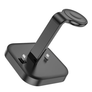 Ładowarka indukcyjna Hoco 3w1 CW43 czarny