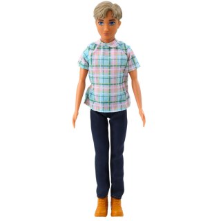 Lalka Anlily Chłopak Akcesoria Walizka Selfie Stick Okulary Butelka