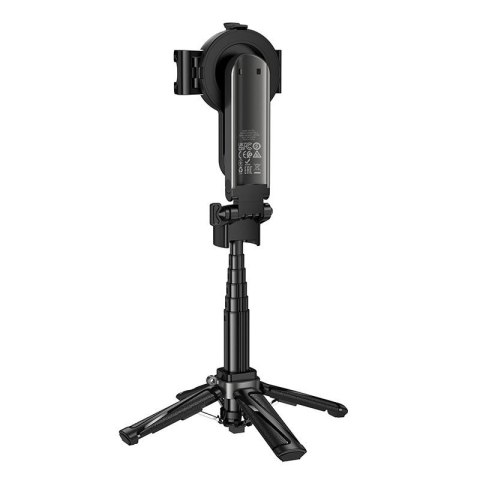 Live stand Hoco z magnetycznym oraz uniwersalnym mocowaniem z pilotem bezprzewodowym K27 PRO czarny