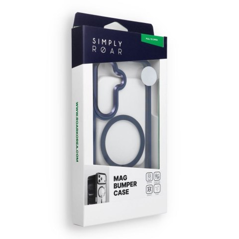 ROAR futerał MAG BUMPER kompatybilny z MagSafe do SAMSUNG S26 Plus niebieski