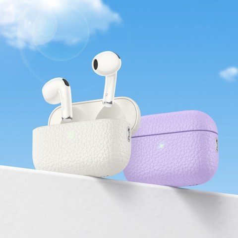 Słuchawki bezprzewodowe douszne Hoco TWS EQ15 fioletowe