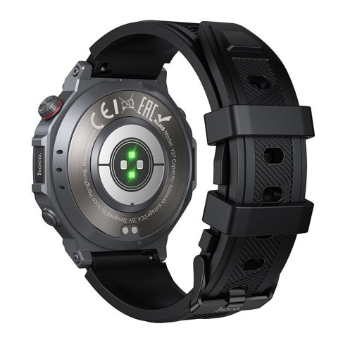 Smartwatch Hoco 1,43" AMOLED GPS z funkcją rozmowy Y37 czarny