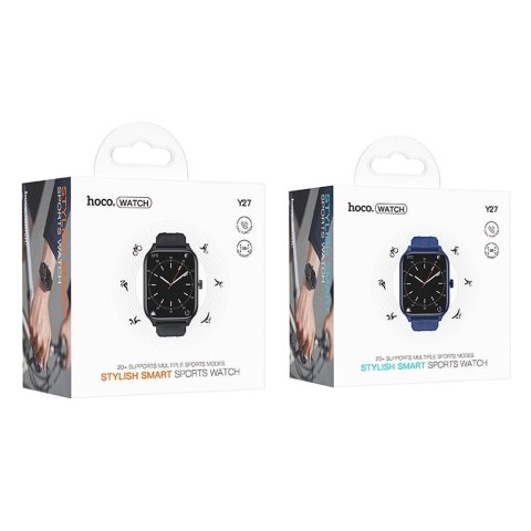 Smartwatch Hoco 1,95" TFT IPX4 z funkcją rozmowy Y27 czarny