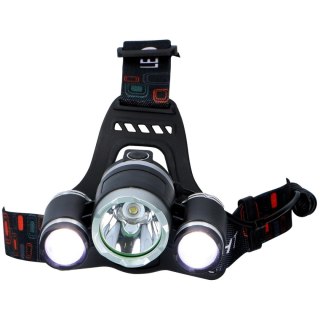 LATARKA CZOŁOWA TURYSTYCZNA DELUXE 1 LED i 2 COB GRUNDIG