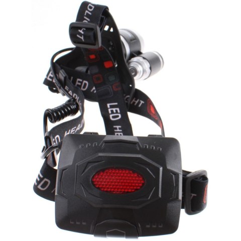 LATARKA CZOŁOWA TURYSTYCZNA DELUXE 1 LED i 2 COB GRUNDIG