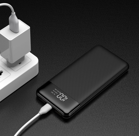 Powerbank Veger L11 (W1087) 10000 mAh czarny