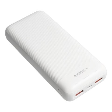 Powerbank Veger L20S (VP2039PD / W2039PD) PD QC3.0 2A 20W 20000 mAh biały