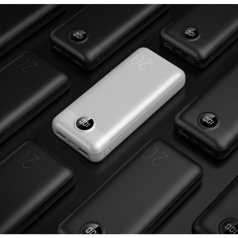 Powerbank Veger L20S (VP2039PD / W2039PD) PD QC3.0 2A 20W 20000 mAh biały