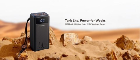 Powerbank Veger Tank Lite (W5001) PD QC3.0 5A 22,5W 50000 mAh czarny