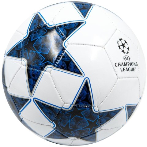 PIŁKA NOŻNA UCL WHITE/BLUE R.5
