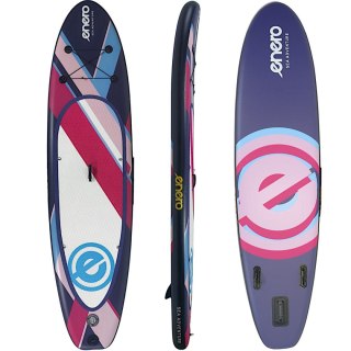 ZESTAW - DESKA SUP DMUCHANA ENERO 320x81x15CM PURPLE