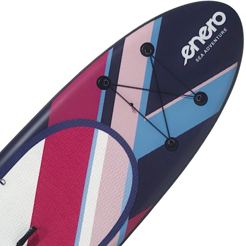 ZESTAW - DESKA SUP DMUCHANA ENERO 320x81x15CM PURPLE