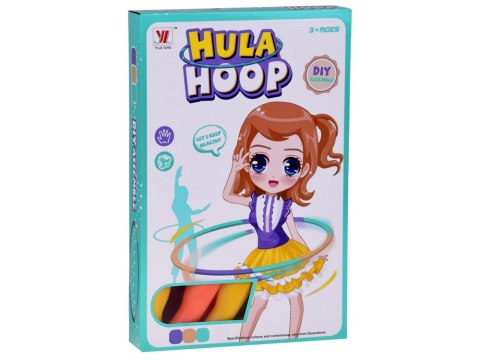 Hula Hop dla dzieci i dorosłych - z wypustkami, składane o śr. 84cm SP0871