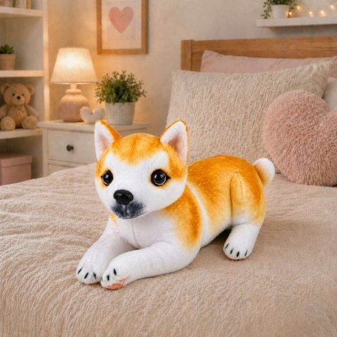 Pluszowy Piesek Shiba Inu Przytulanka Maskotka Pluszak Pies Miękki 25 cm