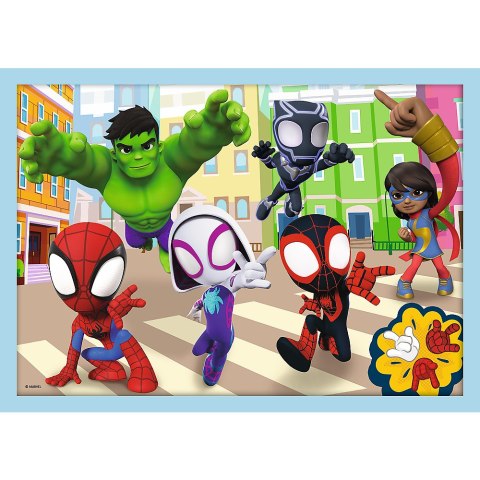 Puzzle - 4w1 (12, 15, 20, 24) - Ekipa Spiday"a - Trefl 34611